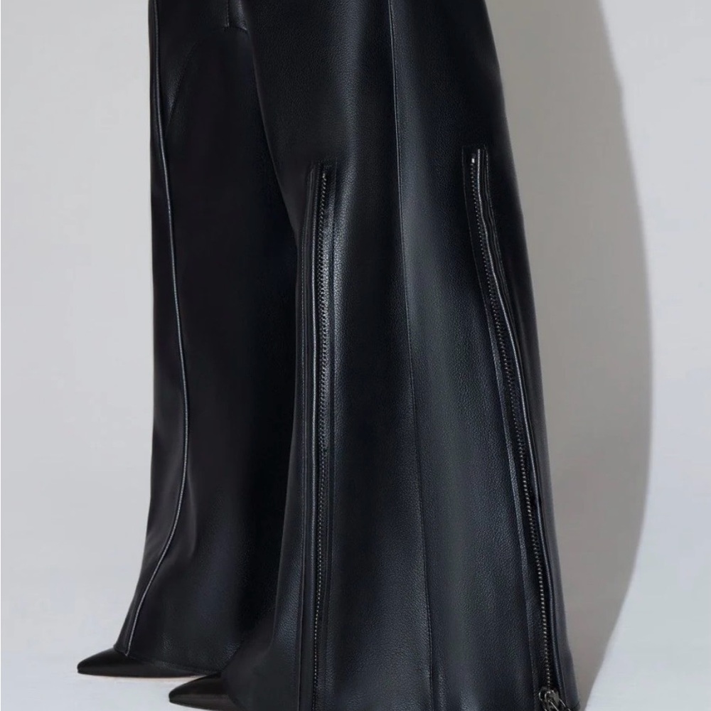 KHY- faux leather pants and top (set) - Picture 5 of 8